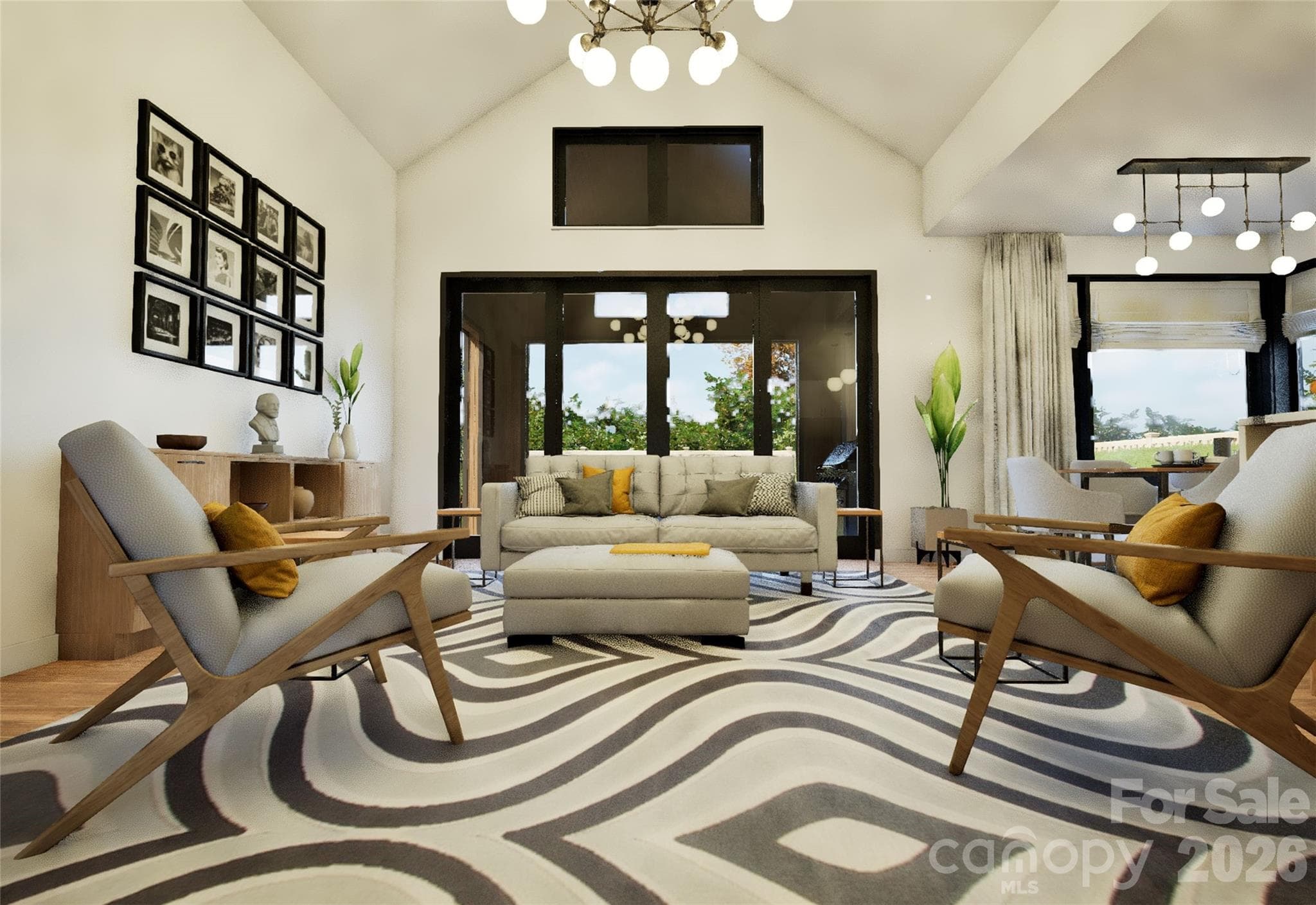 Great room – Rendering courtesy of Alan Mascord Design Associates - 107 Catatoga Trail, Marion