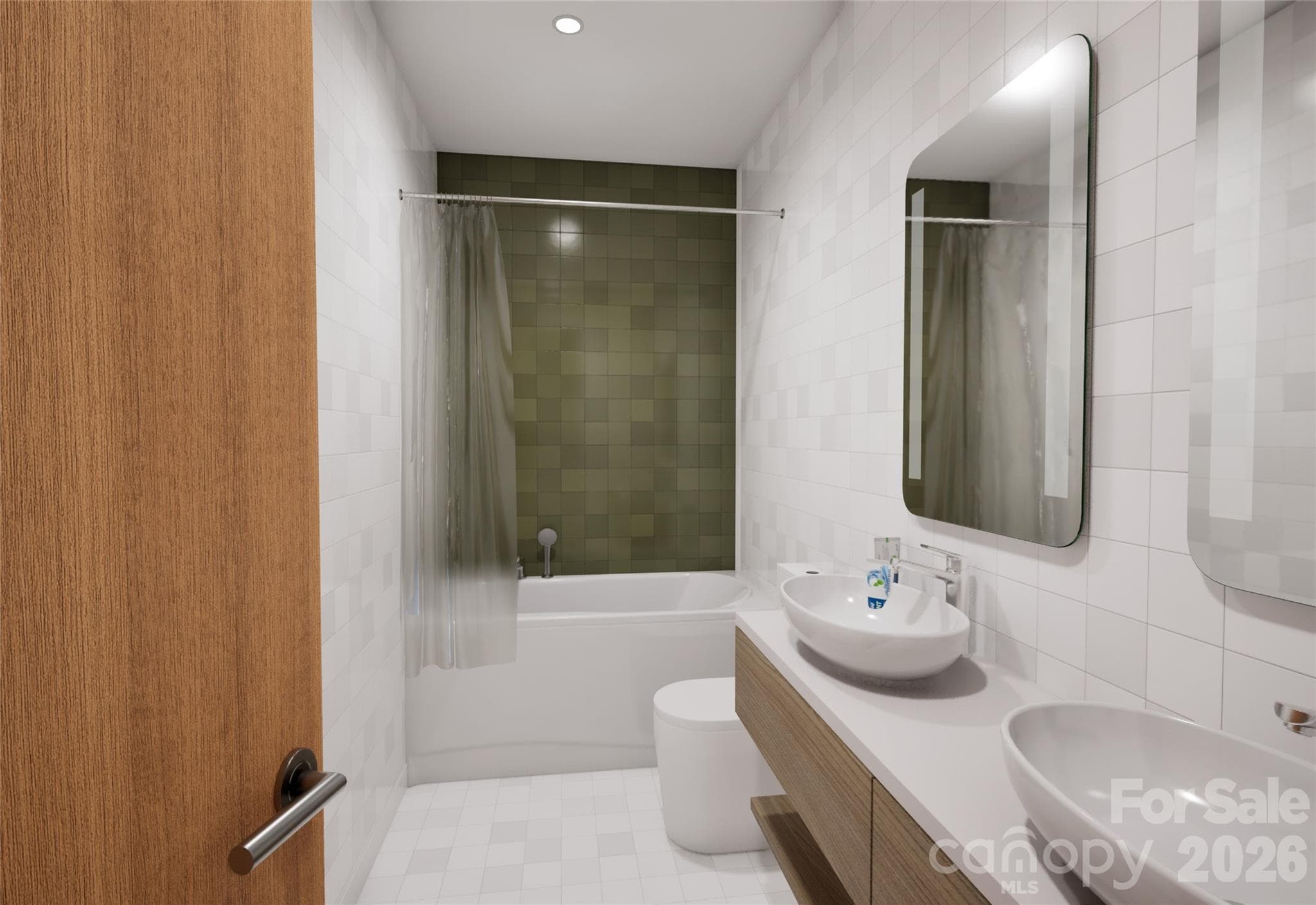 Primary bath – Rendering courtesy of Alan Mascord Design Associates - 107 Catatoga Trail, Marion