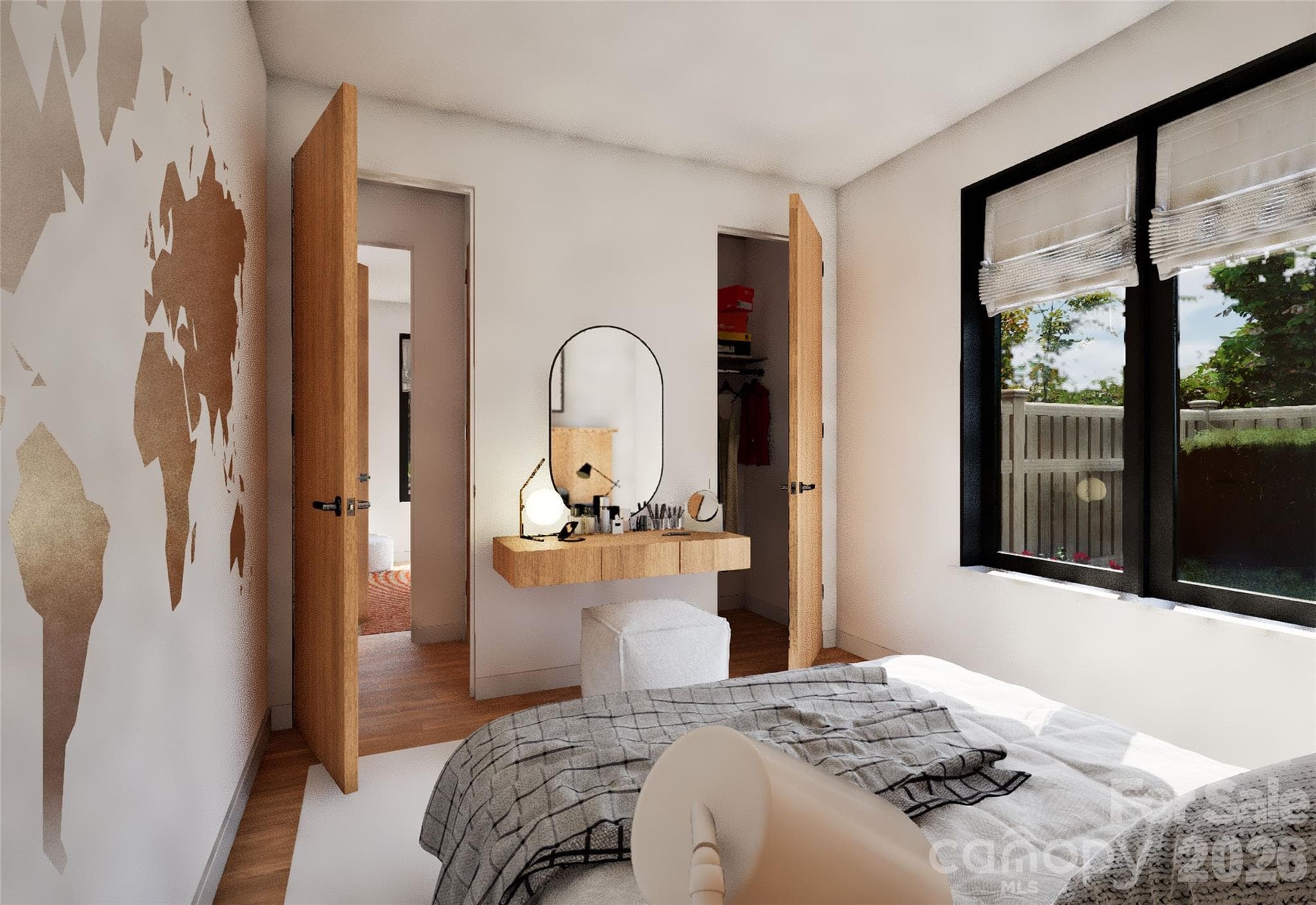 Bedroom – Rendering courtesy of Alan Mascord Design Associates - 107 Catatoga Trail, Marion