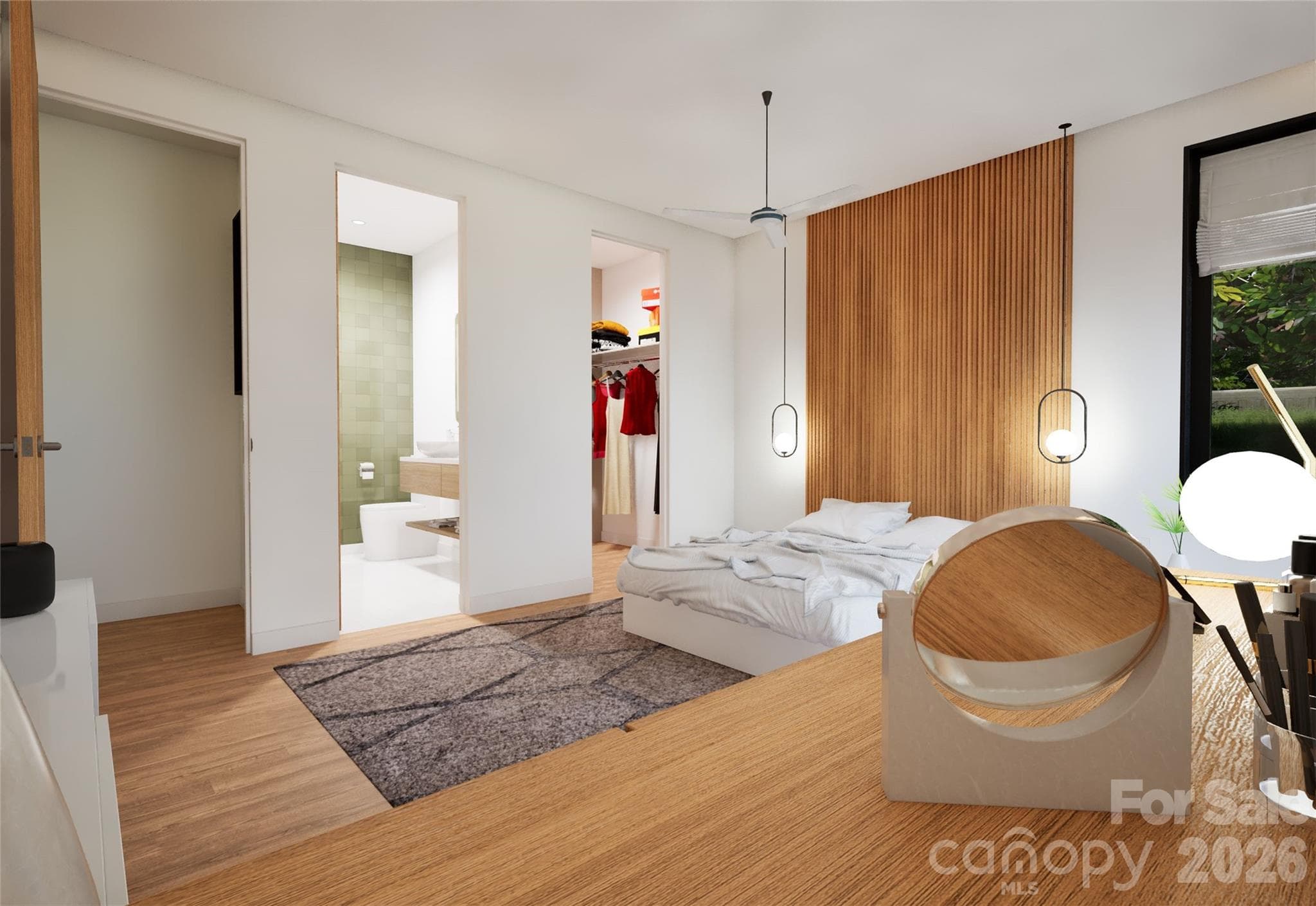 Bedroom – Rendering courtesy of Alan Mascord Design Associates - 107 Catatoga Trail, Marion