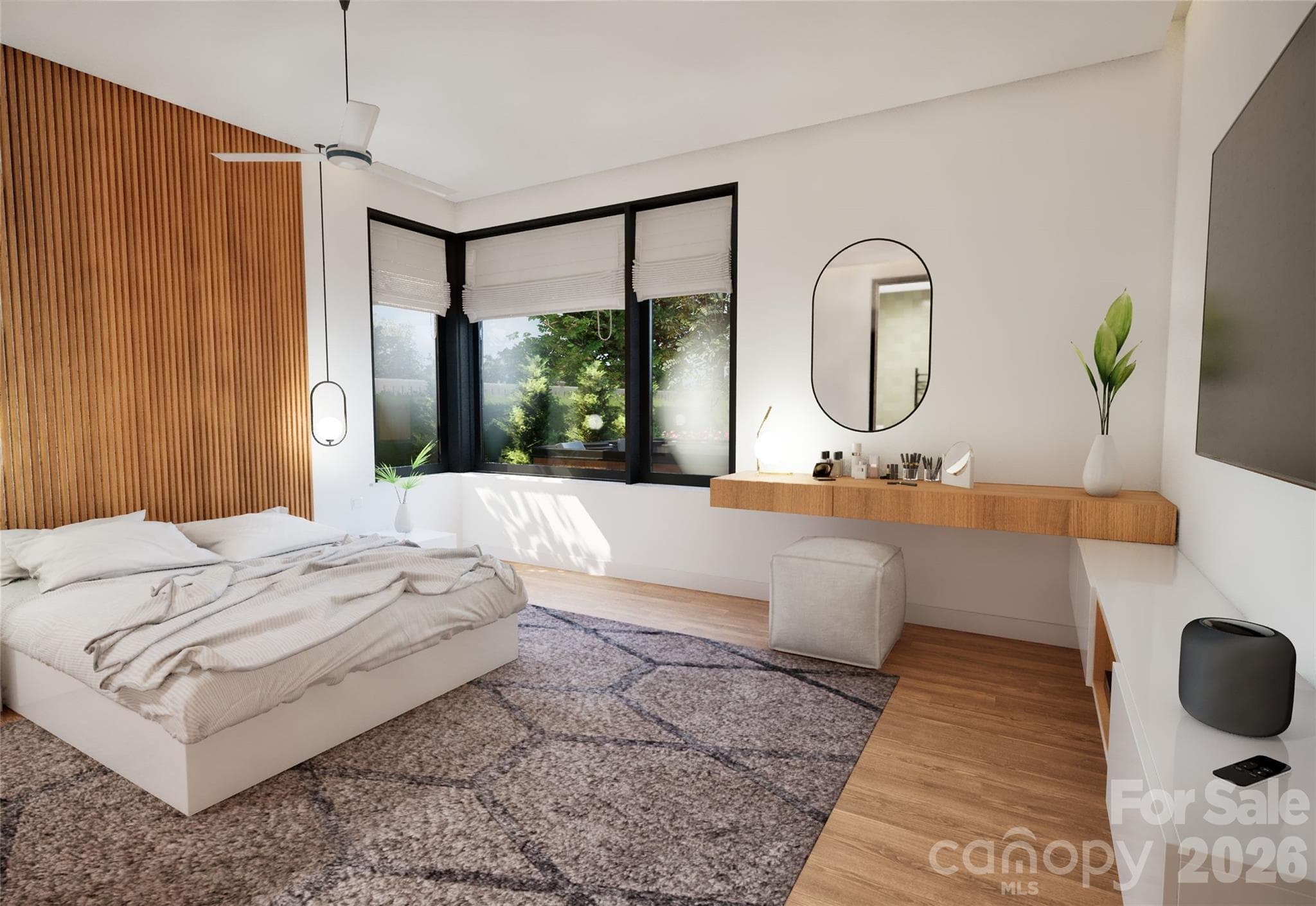 Bedroom – Rendering courtesy of Alan Mascord Design Associates - 107 Catatoga Trail, Marion