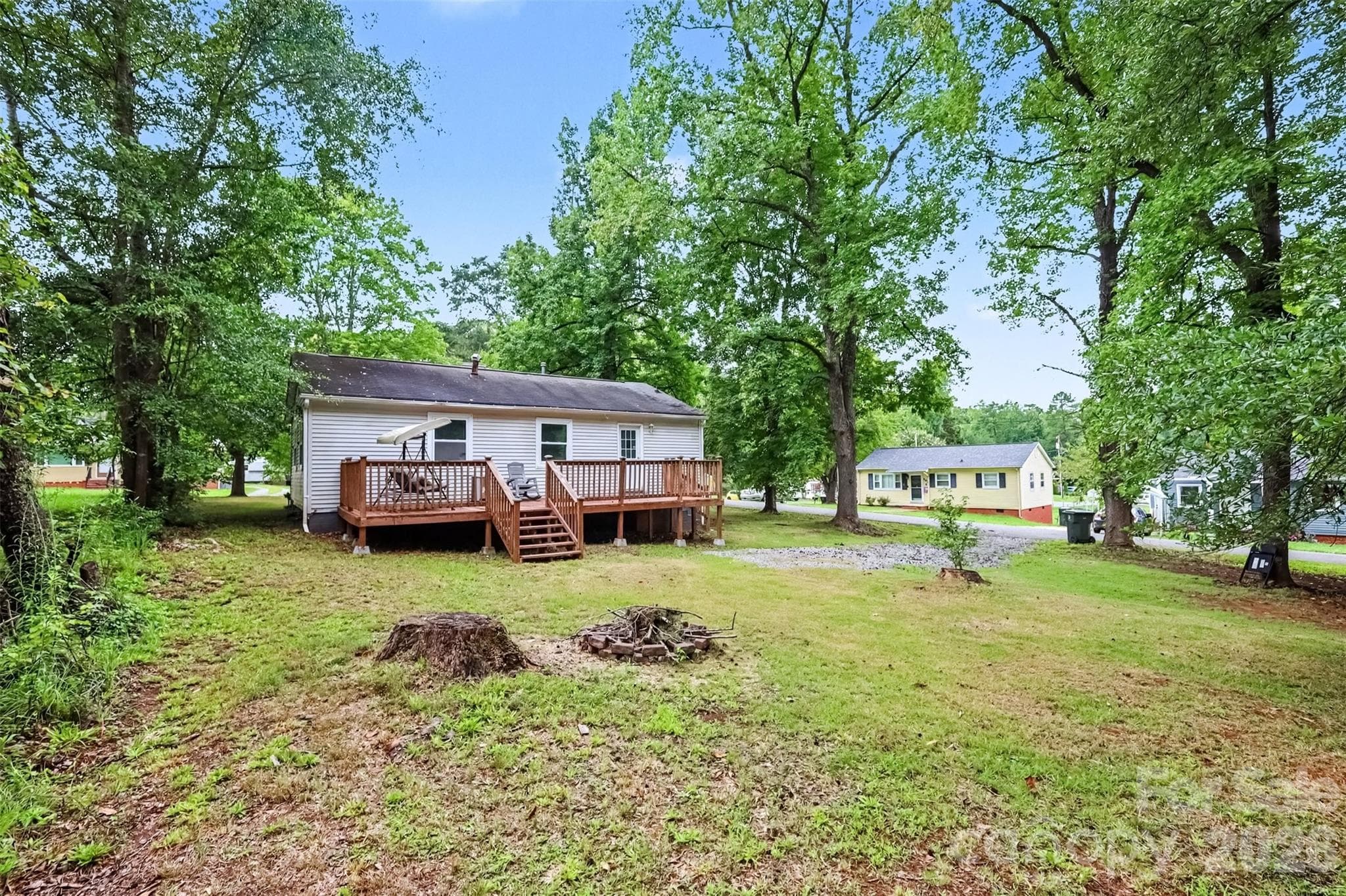 Expansive backyard - 802 Stowe Drive, Lowell