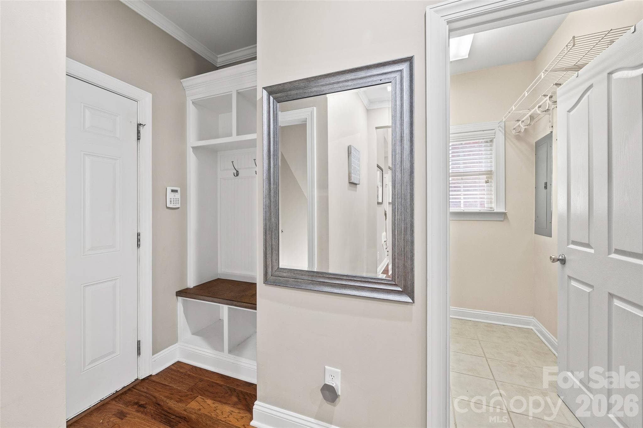 Custome built drop zone in the mud room coming in from the garage - 771 Cherry Hills Place, Rock Hill
