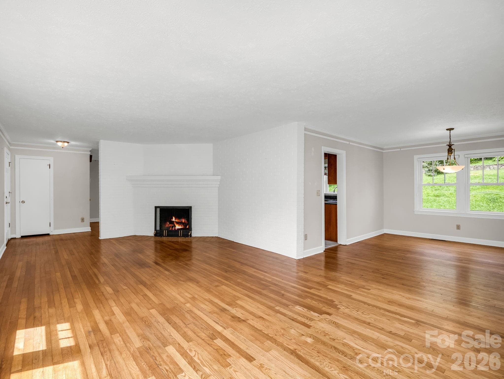 Open Dining Room/Living Room Area - 370 Orchard Circle, Laurel Park