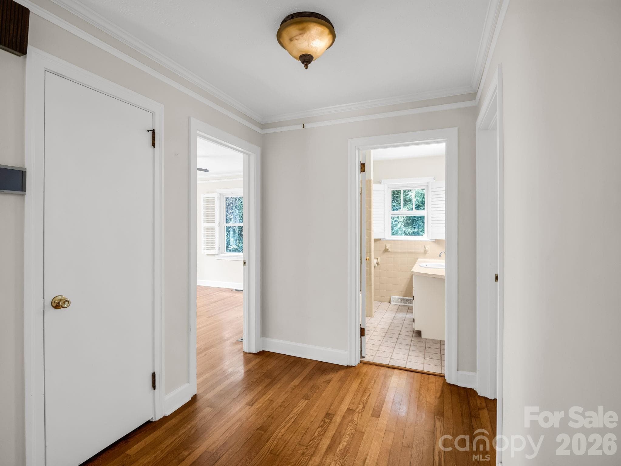 Hallway to Bonus Room & Bathroom - 370 Orchard Circle, Laurel Park