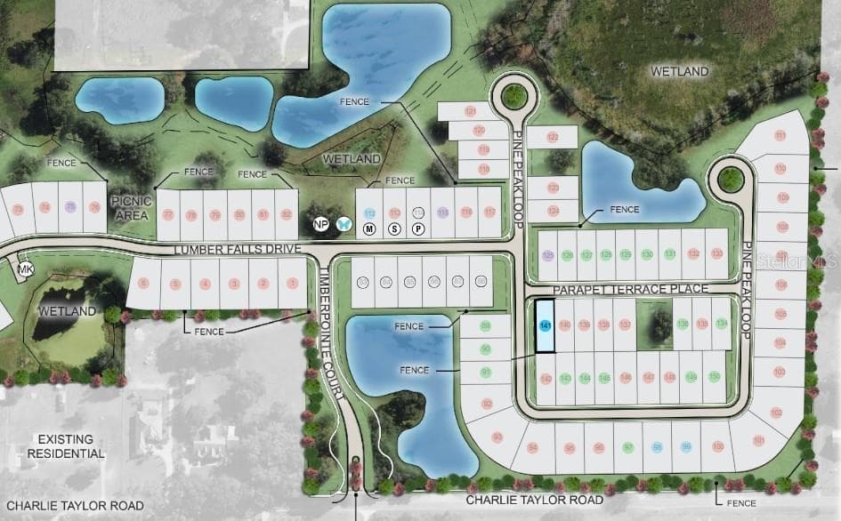 3023 Parapet Terrace Site Map - 3023 PARAPET TERRACE PL, PLANT CITY