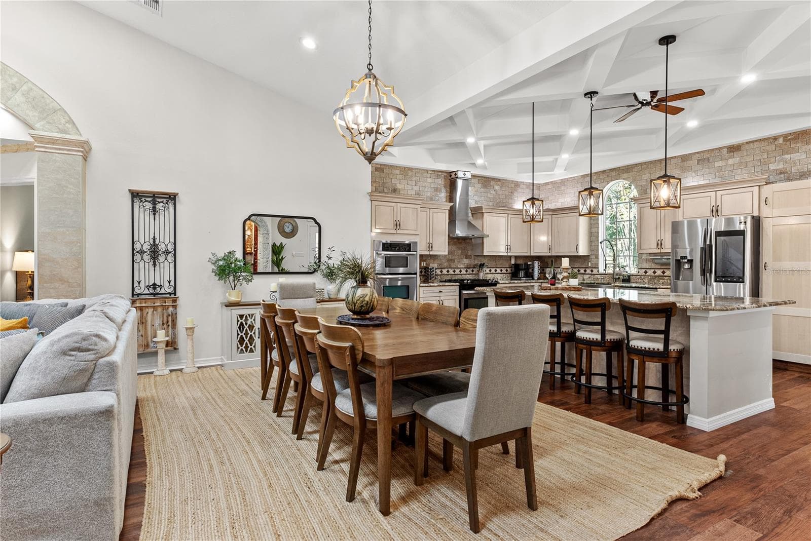 Kitchen & Dining Area - 20 BOGIE LN, PALM HARBOR