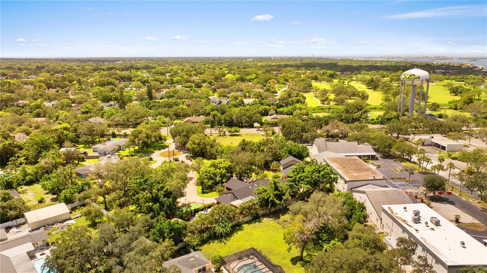 Aerial View of Estate - 20 BOGIE LN, PALM HARBOR