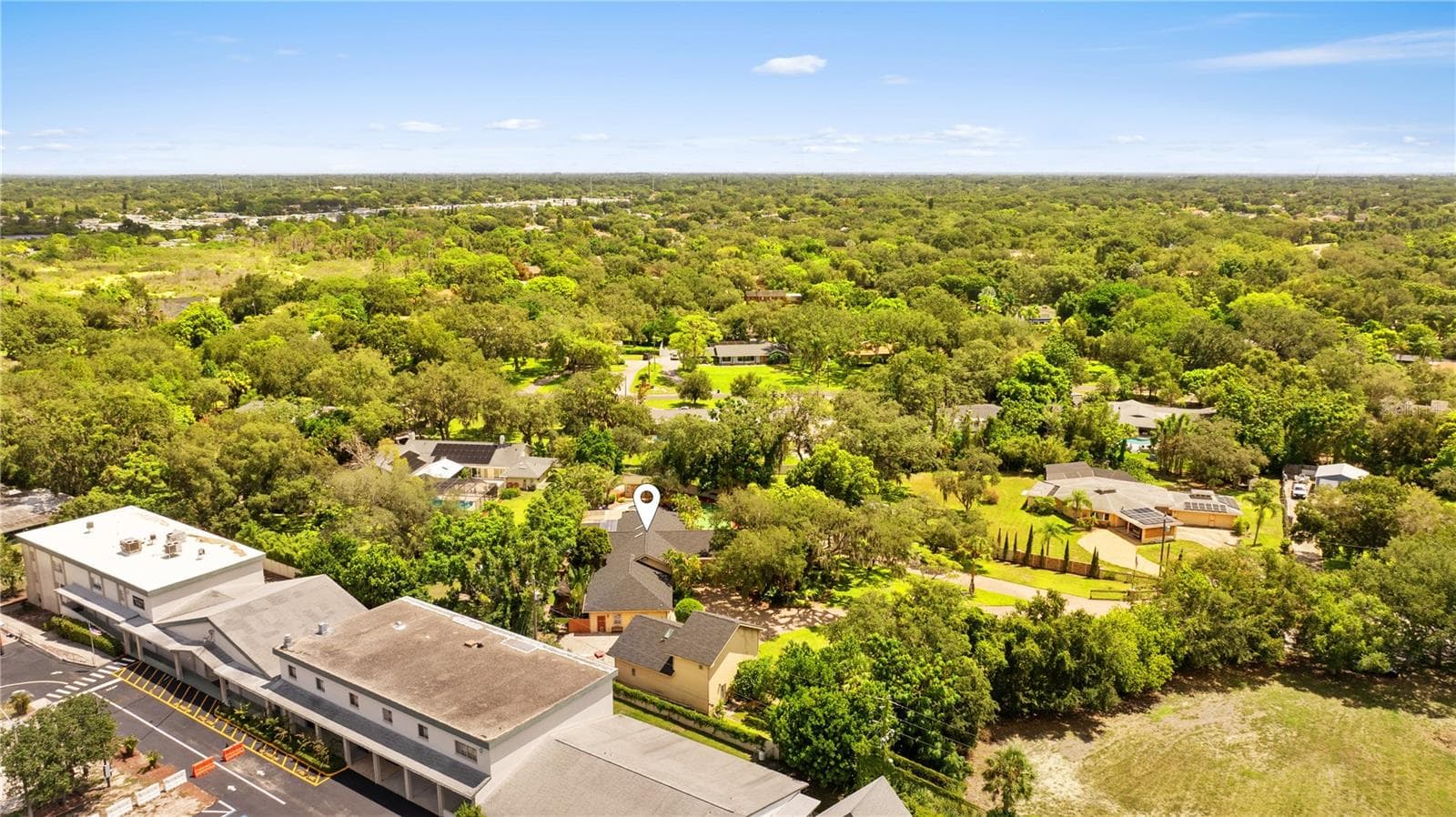 Aerial View of Neighborhood - 20 BOGIE LN, PALM HARBOR