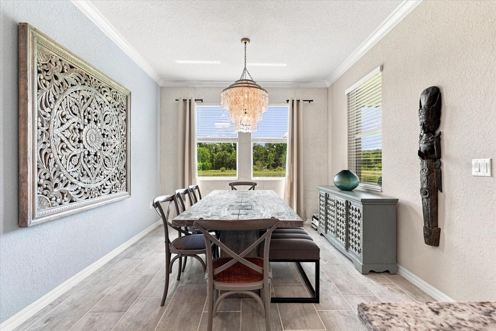 DINING ROOM WATER VIEW - 2528 STARWOOD CT, LAKEWOOD RANCH
