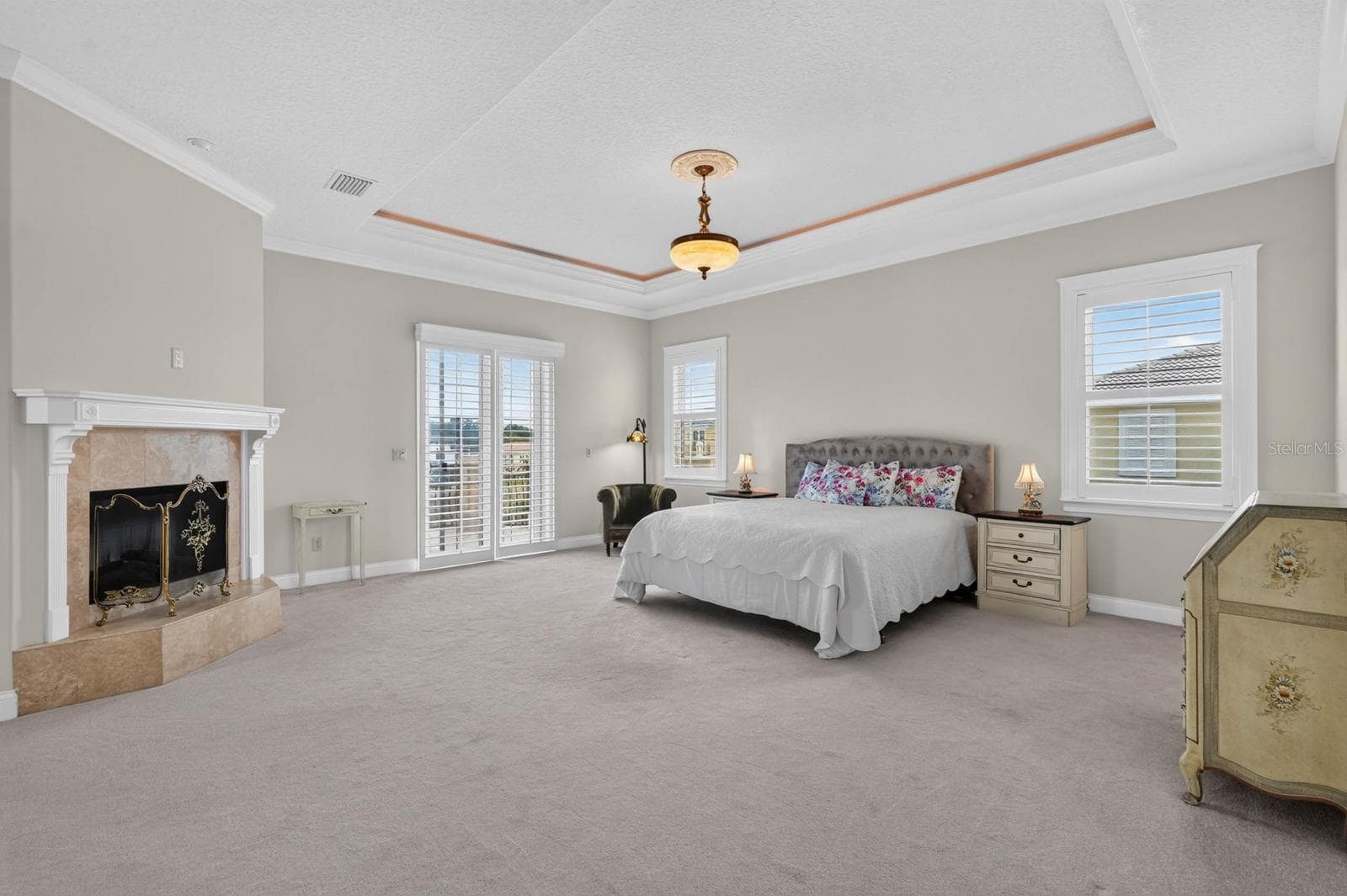 The primary suite brings new meaning to room to retreat. - 303 YACHT HARBOR DR, PALM COAST