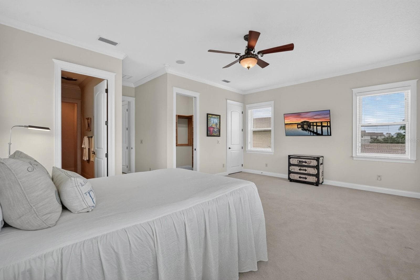 The third floor continues to surprise, with a beautifully proportioned guest room offering plenty of room to settle in and stay awhile. - 303 YACHT HARBOR DR, PALM COAST