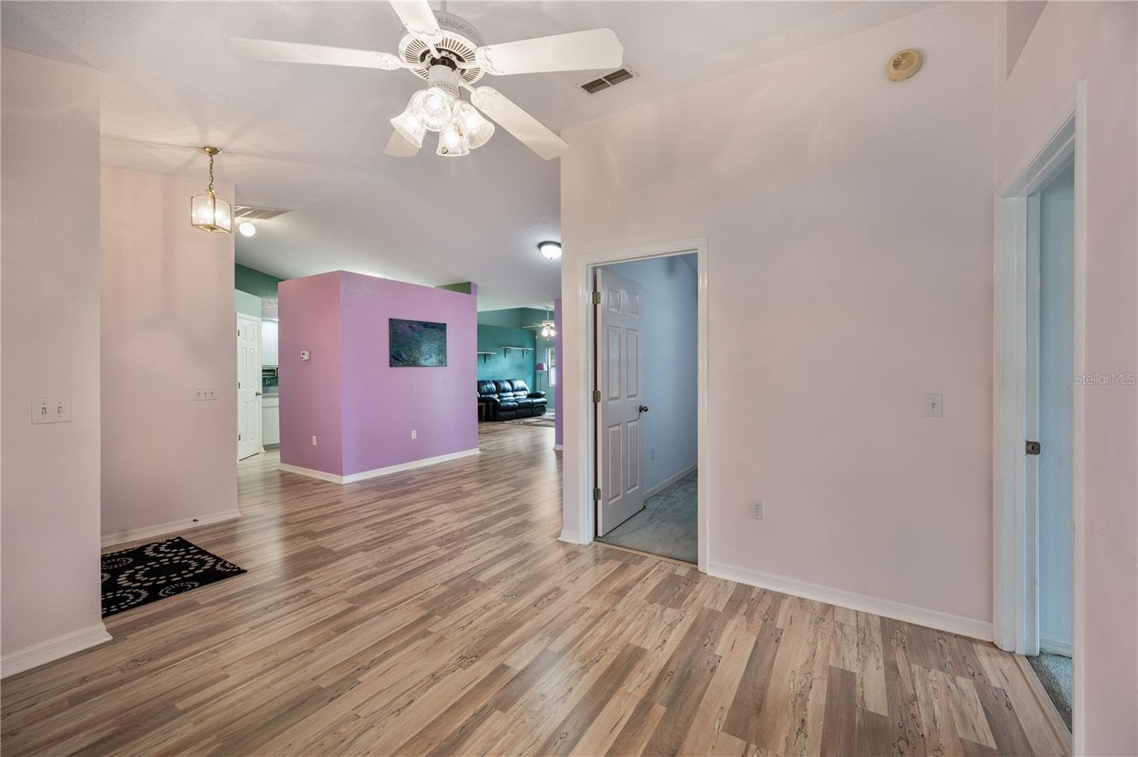 The "dining area" or living Room on the walk through - 1660 GAMEWELL TRL, LAKELAND
