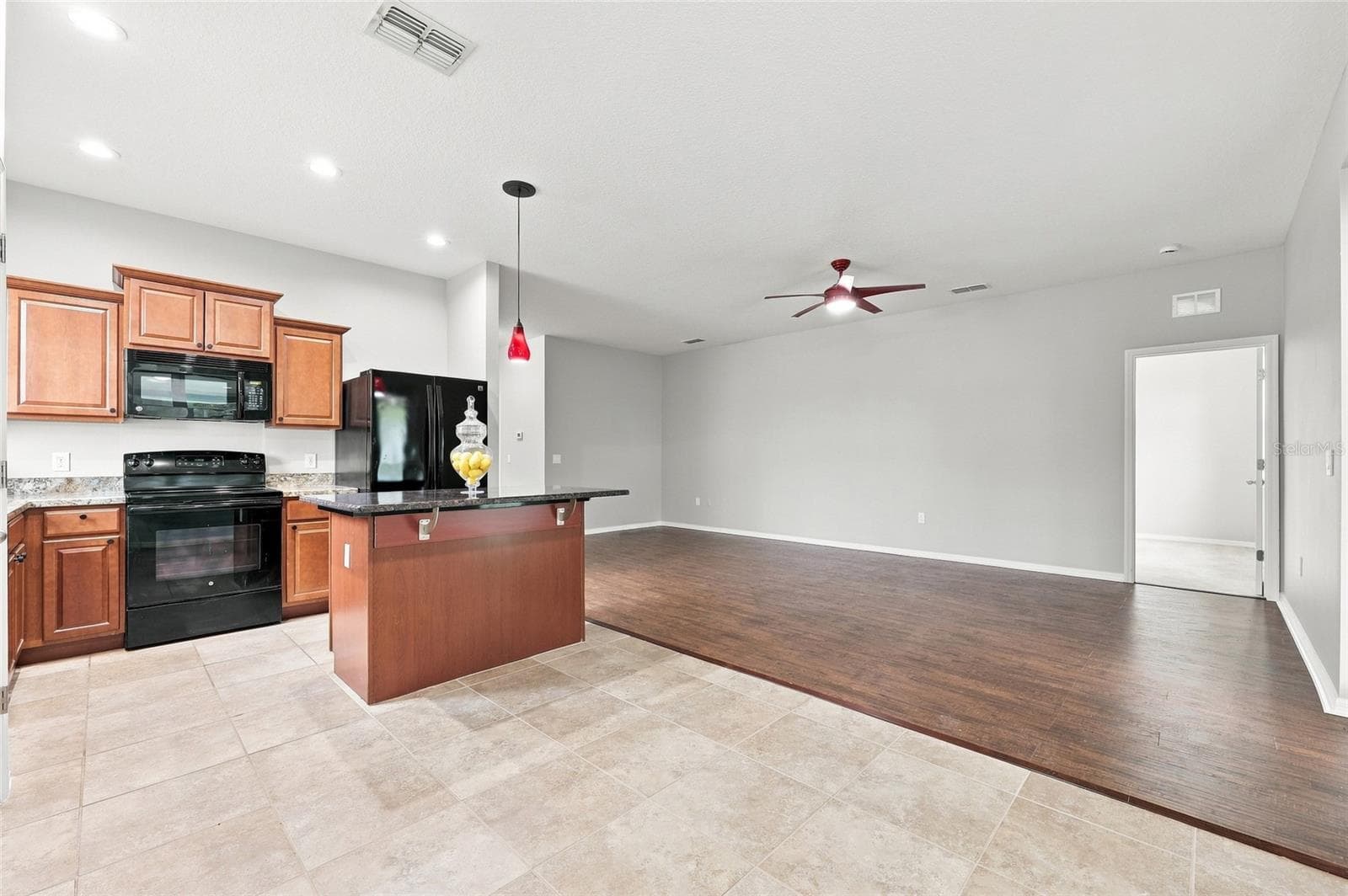 Kitchen/ Living Area - 192 BLACKSTONE CREEK RD, GROVELAND