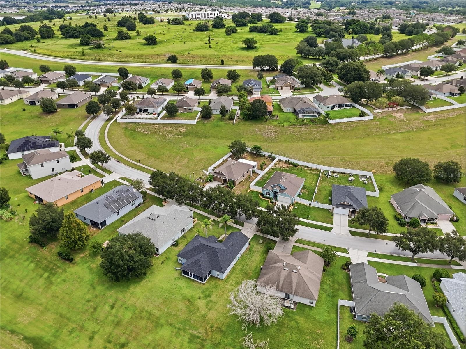 Aerial Neighborhood View - 192 BLACKSTONE CREEK RD, GROVELAND