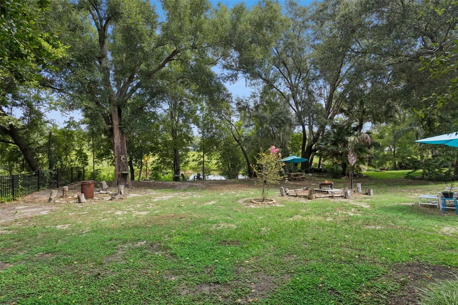 Backyard view and pond - 33440 LAKE BEND CIR, LEESBURG