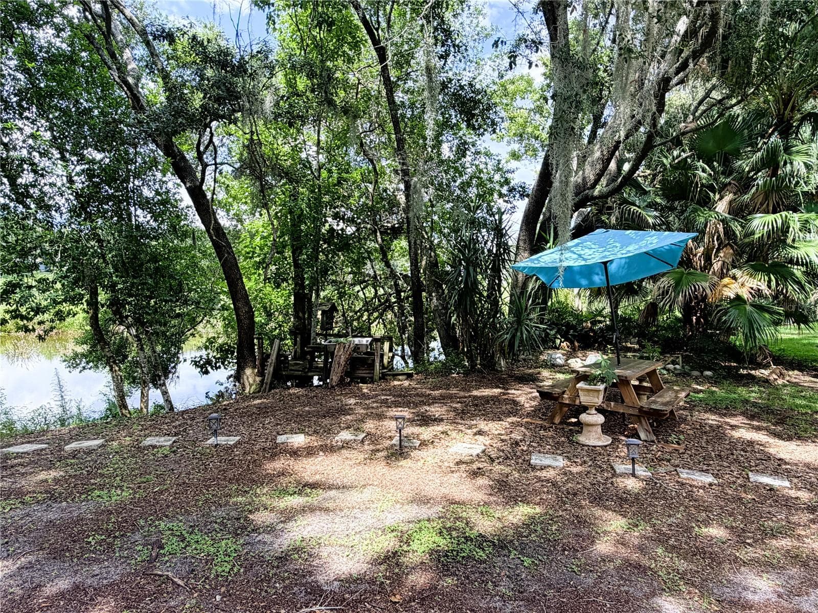 Backyard/Pond - 33440 LAKE BEND CIR, LEESBURG