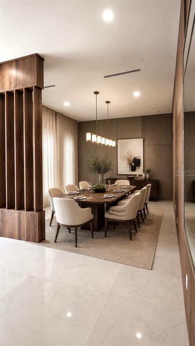 Dining Room Virtually Staged - 3857 S STILLWOOD LN, LAKE MARY