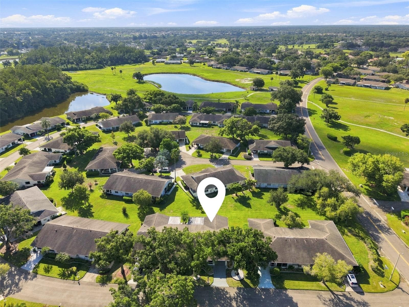 Aerial view of home - 2005 HEATHFIELD CIR #241, SUN CITY CENTER