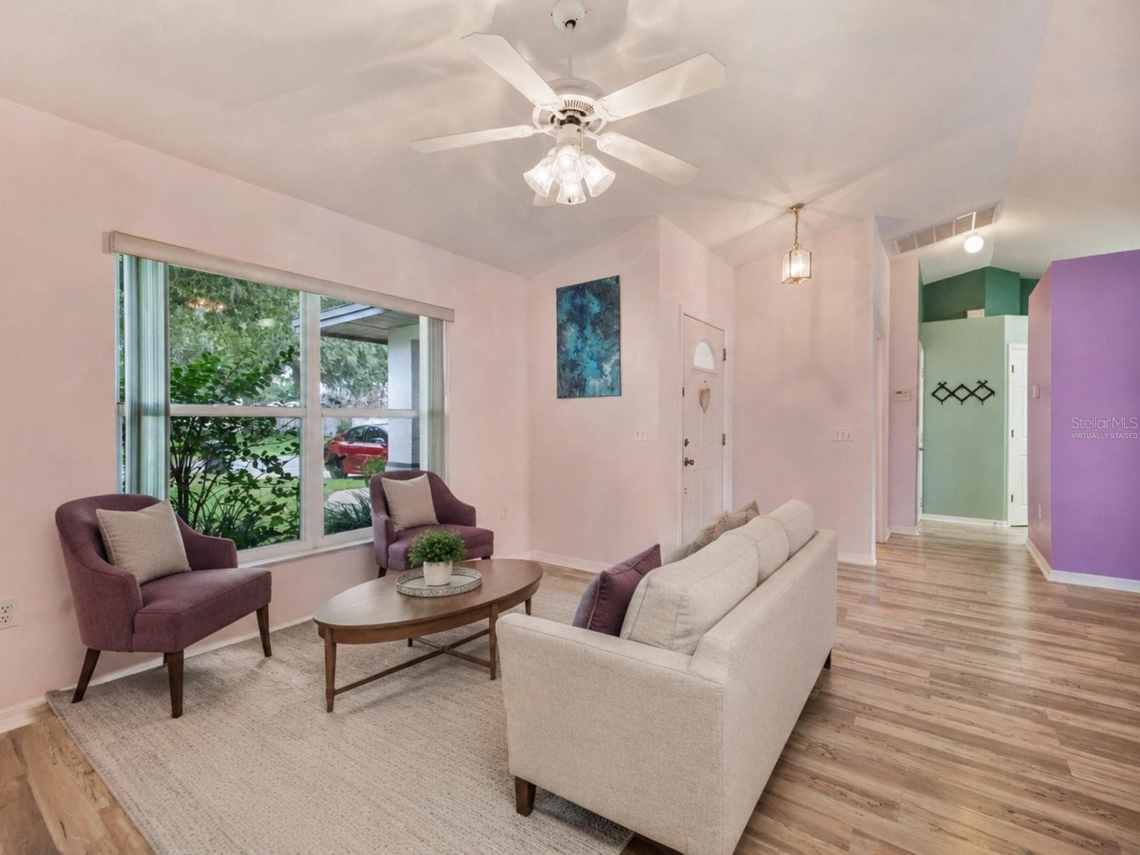 Sitting room / Family Room - Virtually Staged to enhance experience. - 1660 GAMEWELL TRL, LAKELAND