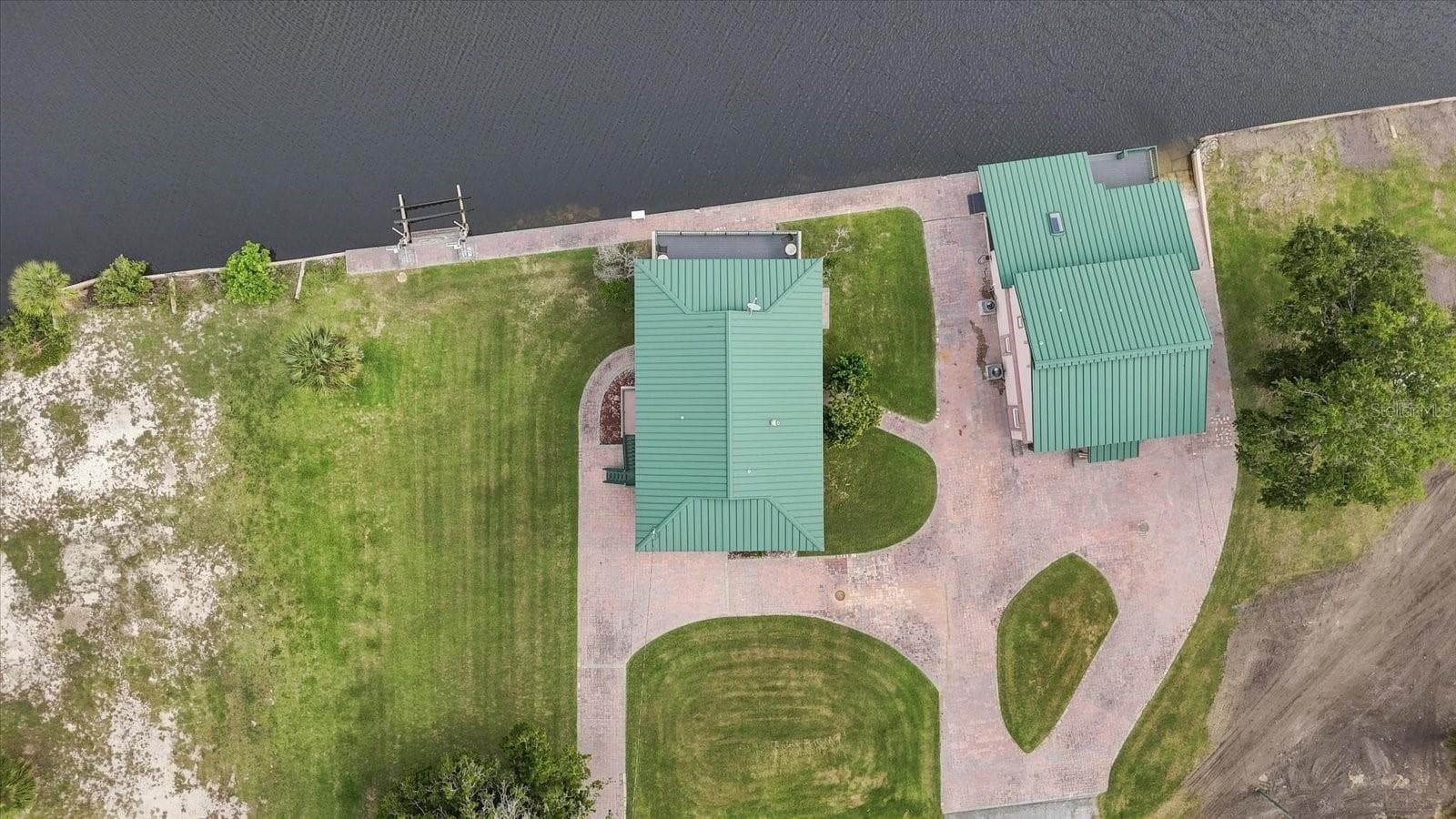 Overhead Aerial – 3198 Indian Gulf Lane, Lot 13 & Surrounding Context - 3198 INDIAN GULF LN, HERNANDO BEACH