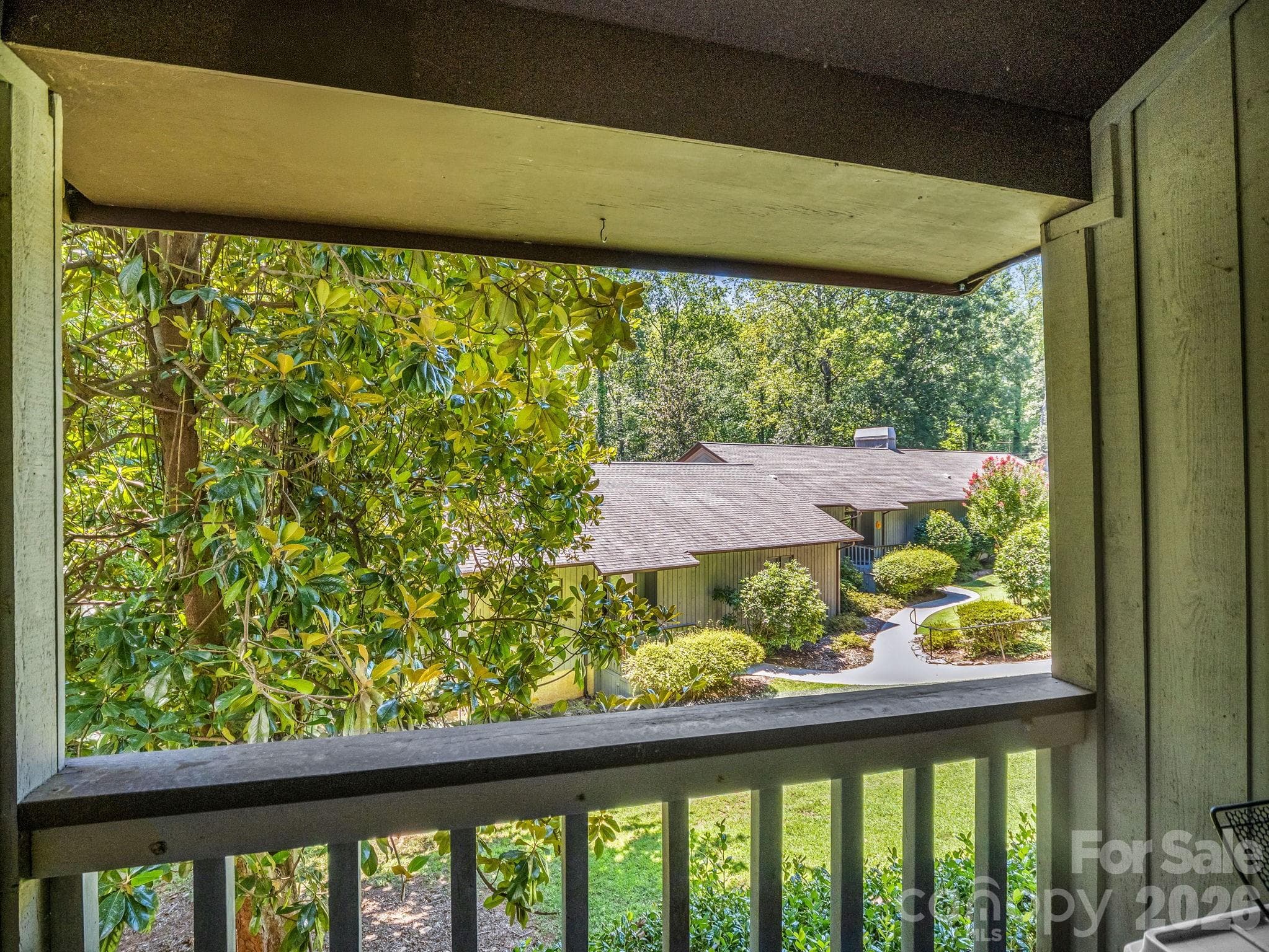 View off Balcony in Great room - 335 Melrose Avenue, Tryon