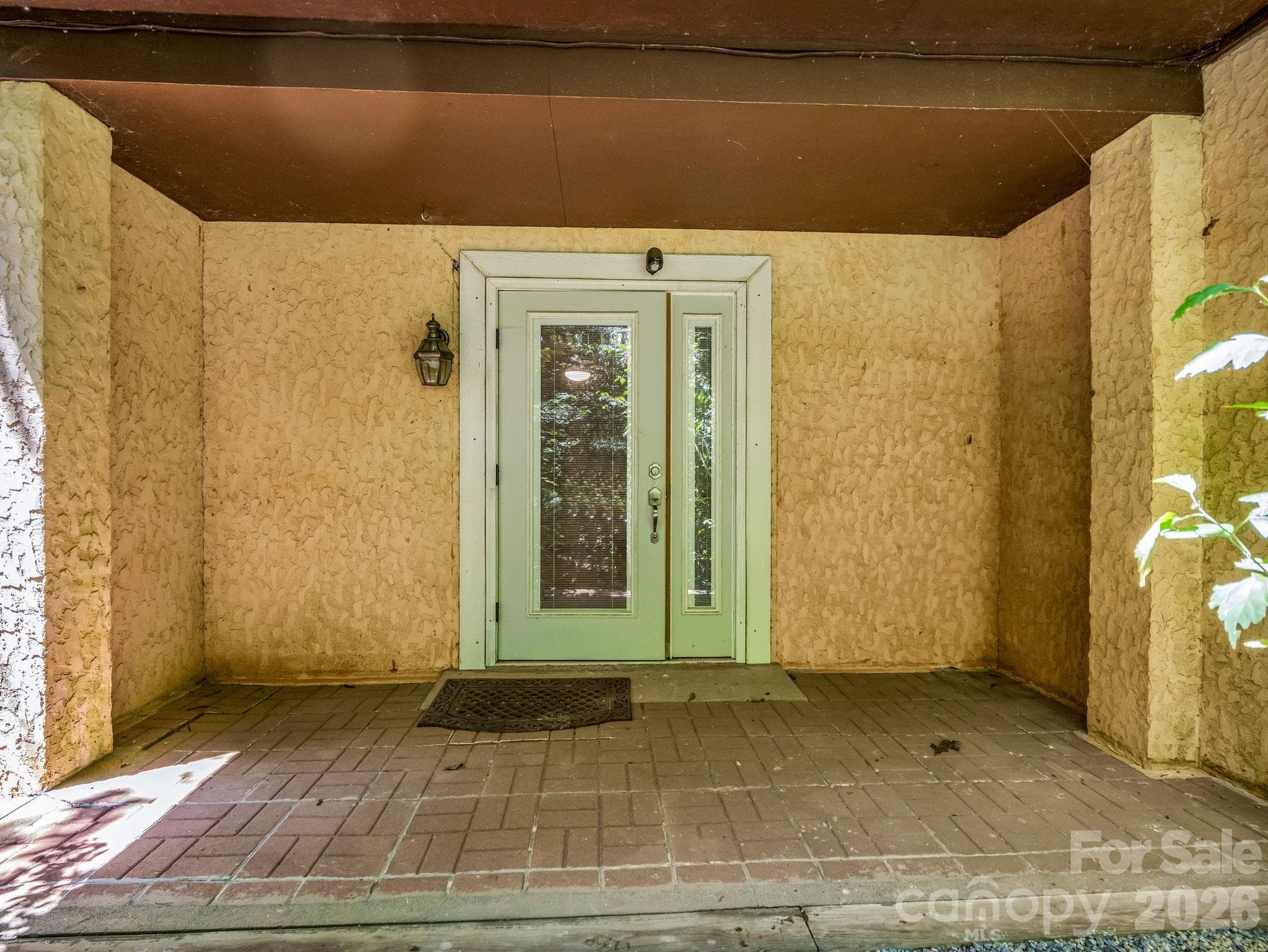Pella door with sidelight in lower level - 335 Melrose Avenue, Tryon