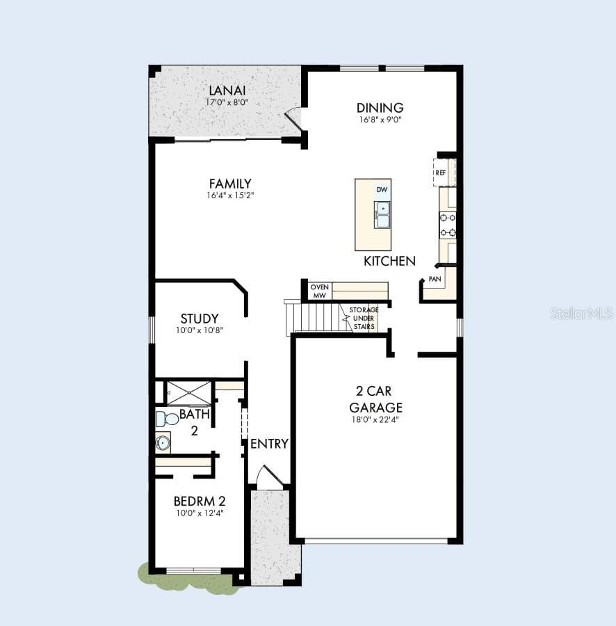 Floor Plan First Floor - 5416 SILVER SUN DR, APOLLO BEACH