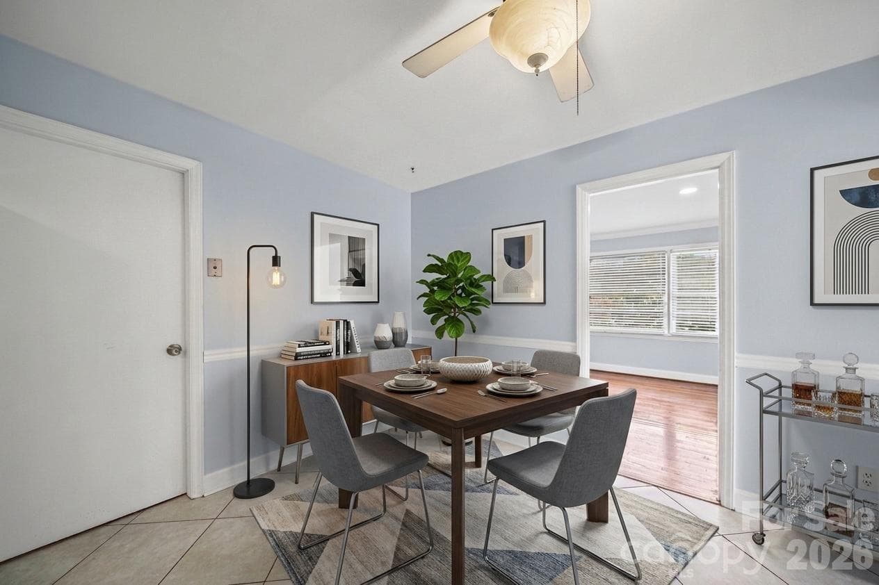 Dining Room - 3029 Rosehill Drive, Charlotte