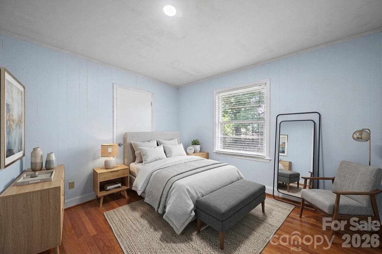 Bed Room 2 VIRTUAL Staging only - 3029 Rosehill Drive, Charlotte