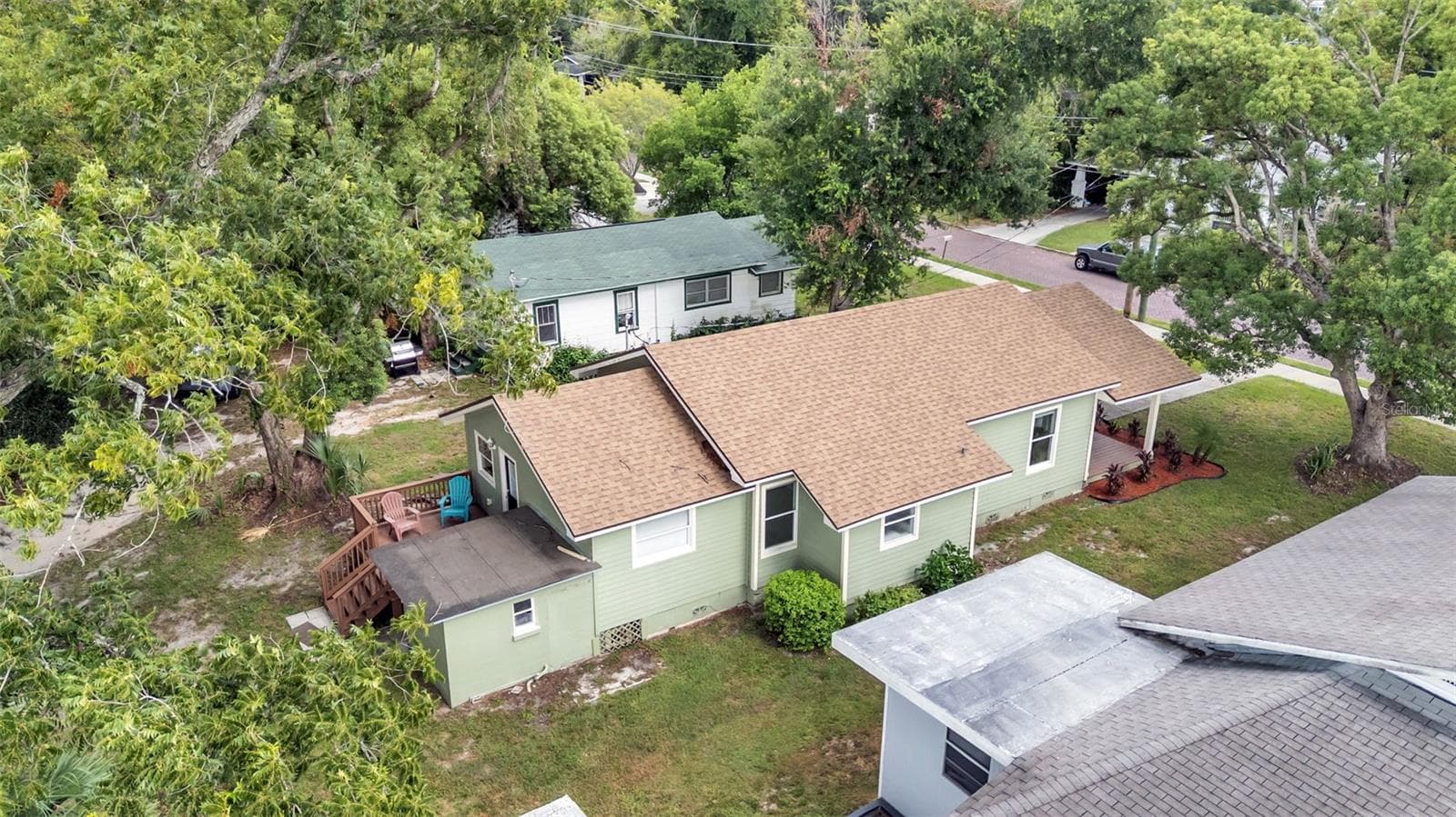 Aerial Yard - 541 W PARK ST, LAKELAND