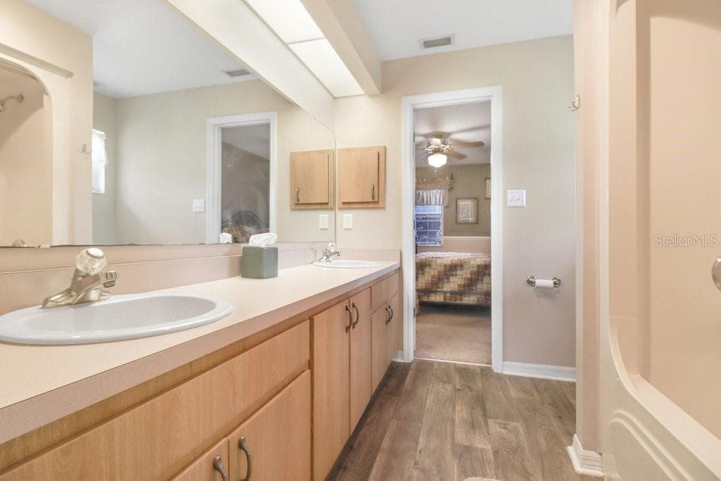 Jack and Jill Bathroom between Bedroom 2 and 3 - 13221 TOM GALLAGHER RD, DOVER