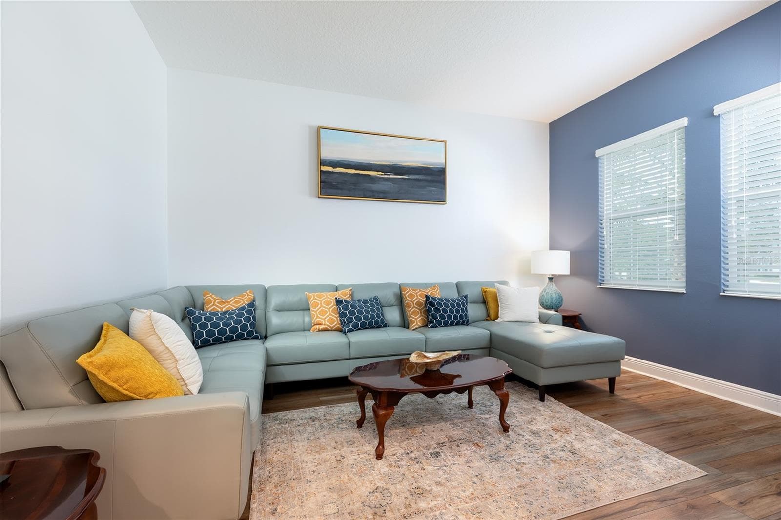 The office in the front of the house has so much natural light! - 995 KARST TREE LN, APOPKA