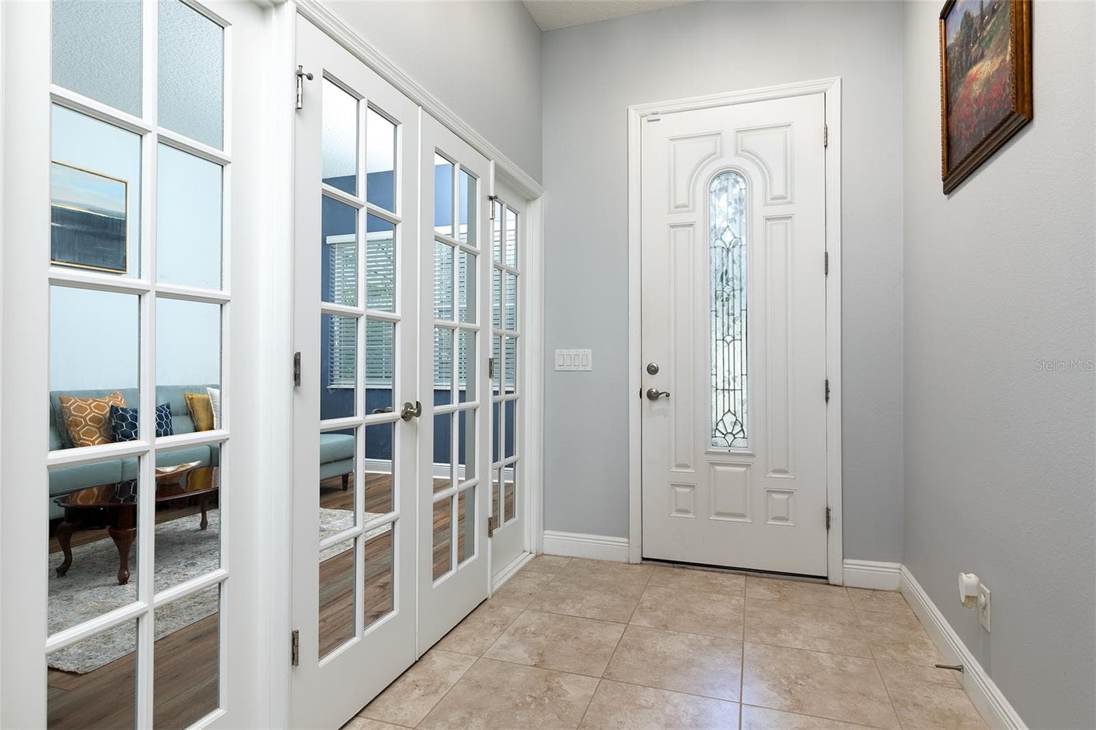 Office with French doors on the right as you enter the home - 995 KARST TREE LN, APOPKA