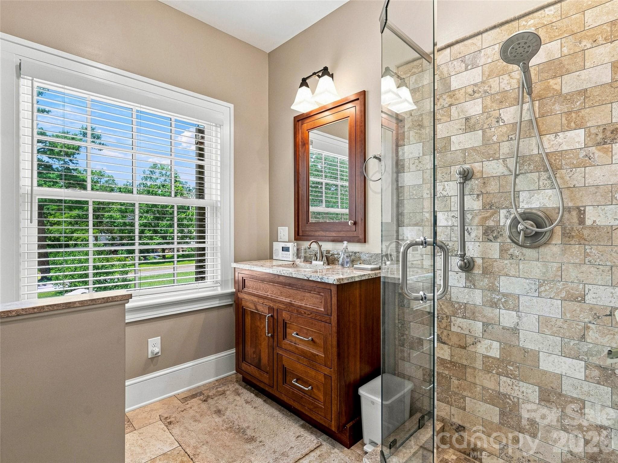 Gorgeous updated bath with heated floors! - 14 Griffing Boulevard, Asheville