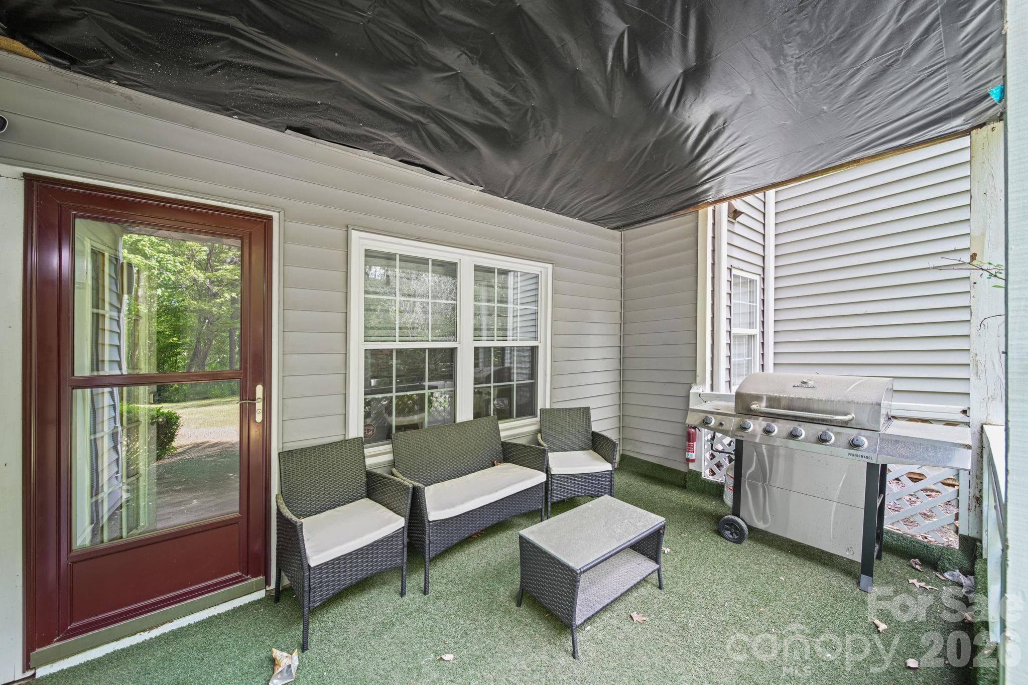 Back Covered Patio - 503 Gooseneck Drive, Cary