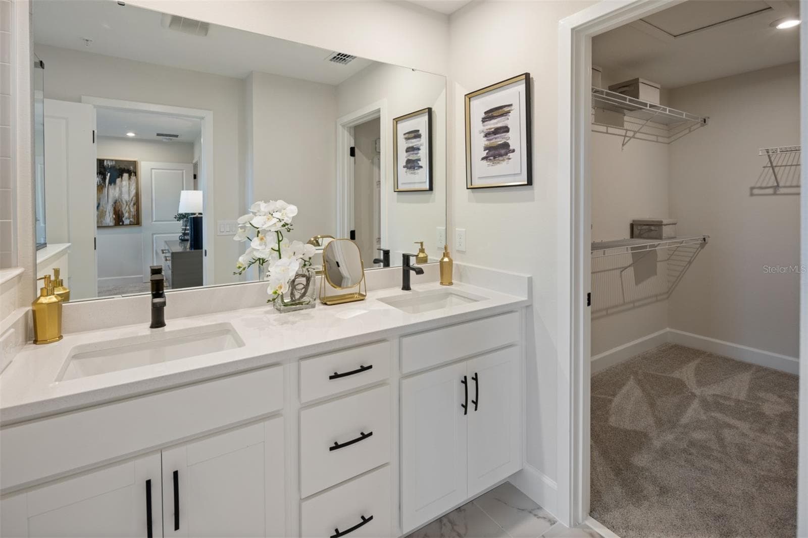 Meadowlark Landing Aurora Model Primary Bathroom - 2844 CAMELLIA FLOWER ST, APOPKA