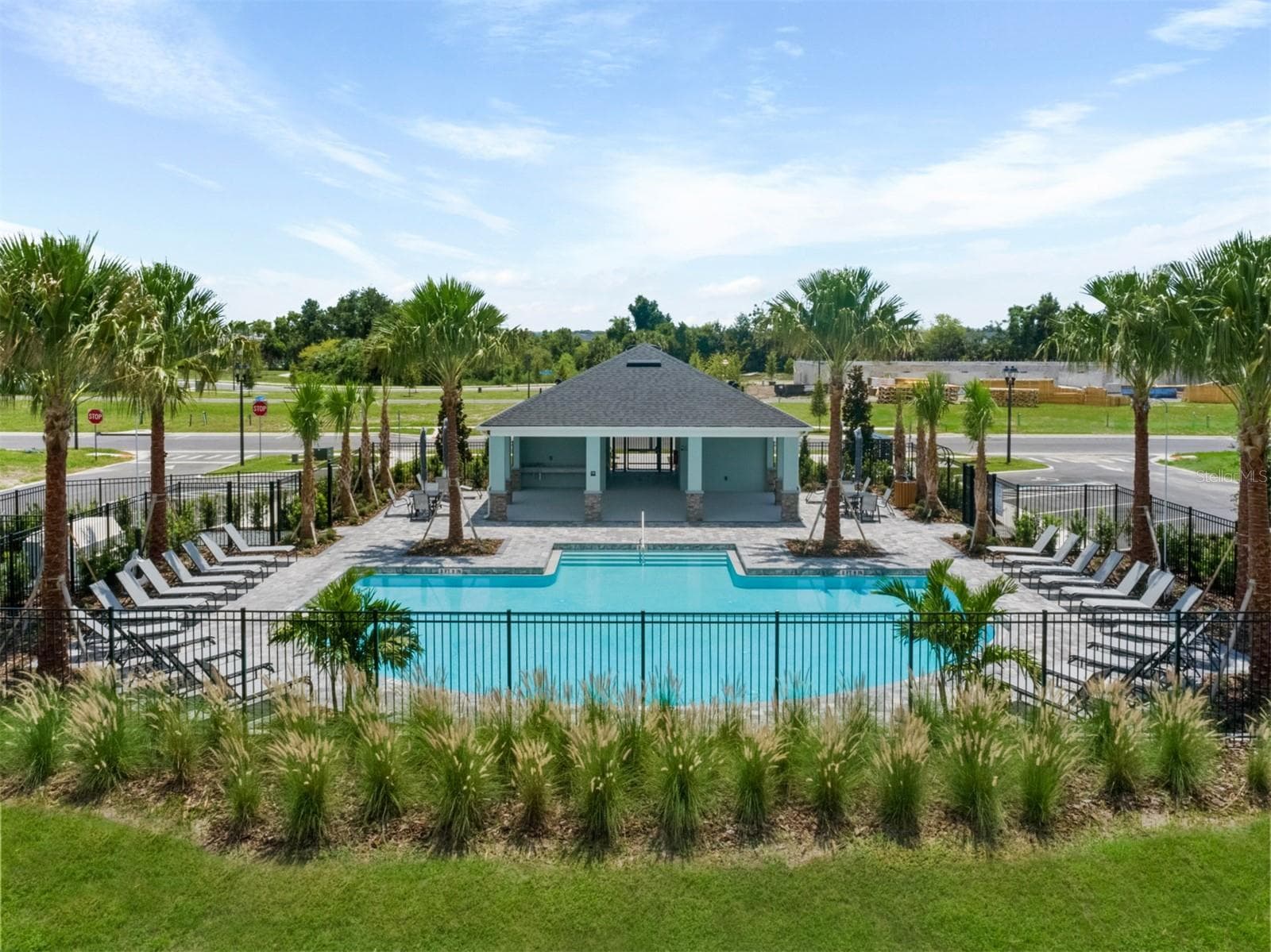 Meadowlark Landing Community Pool (Aerial View) - 2840 CAMELLIA FLOWER ST, APOPKA