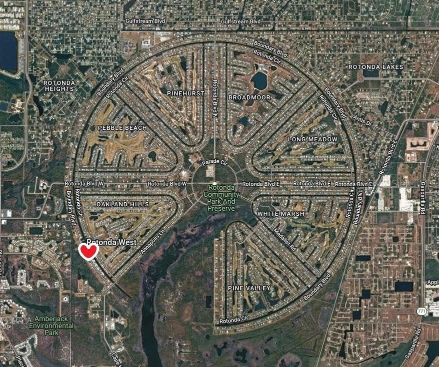 Location in Rotonda West - 87 BOUNDARY BLVD #7, ROTONDA WEST
