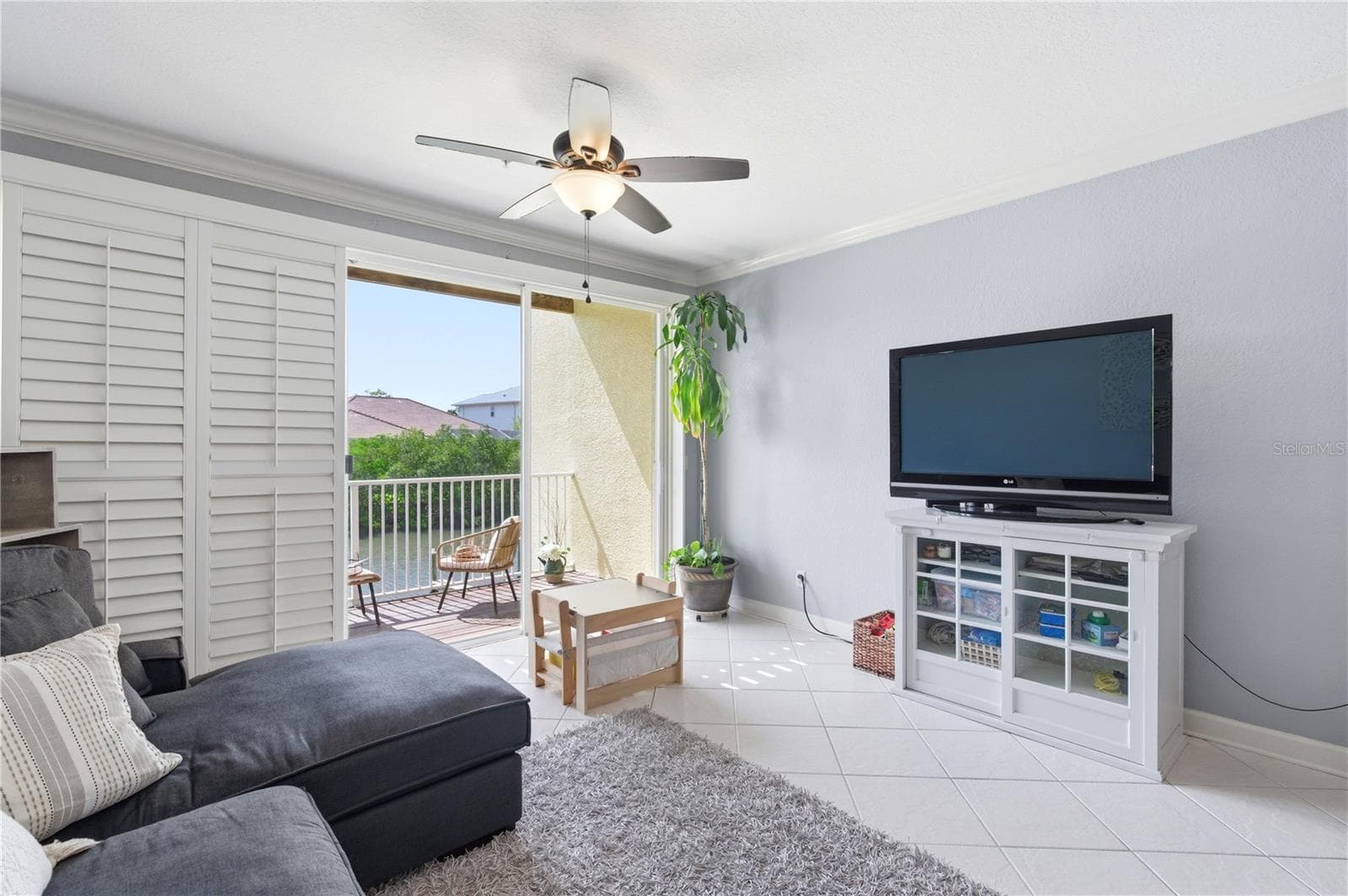 Sliding Plantation shutters for all sliding glass doors - 117 BRENT CIR, OLDSMAR