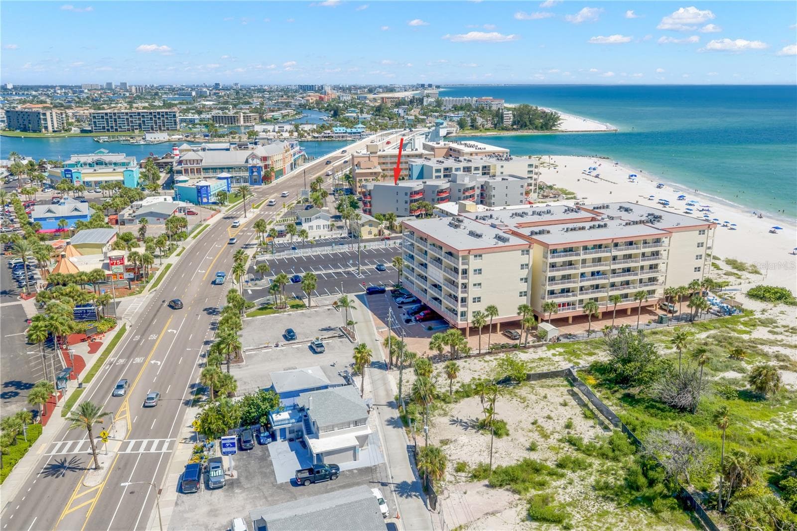 Building aerial - 12935 GULF LN #205, MADEIRA BEACH