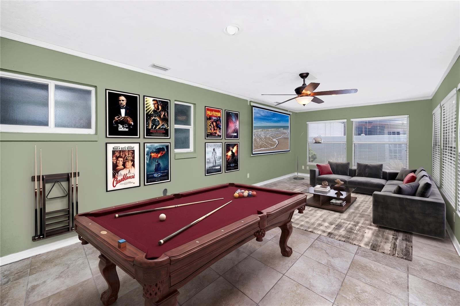 Virtually Staged Bonus Room 26x12 - 1744 HARBOR CIR E, LARGO