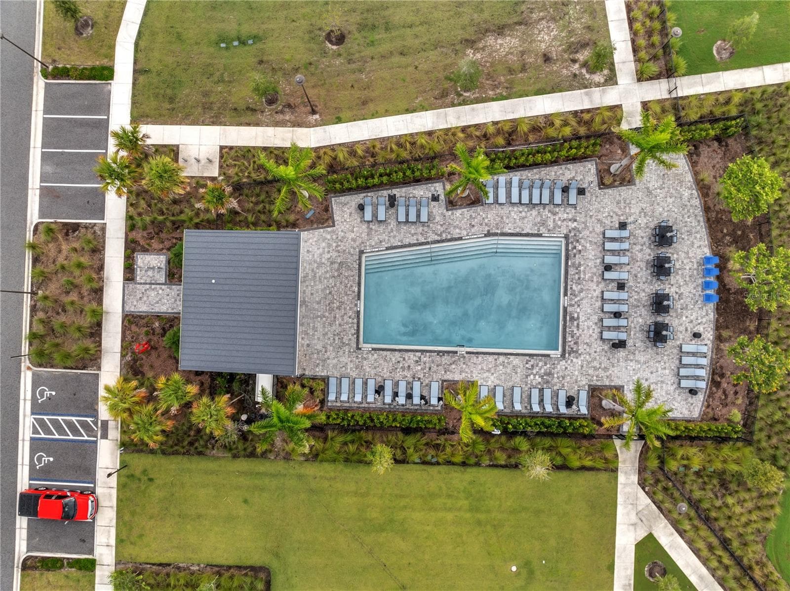 aerial pool - 19062 BLUELEAF ST, ORLANDO