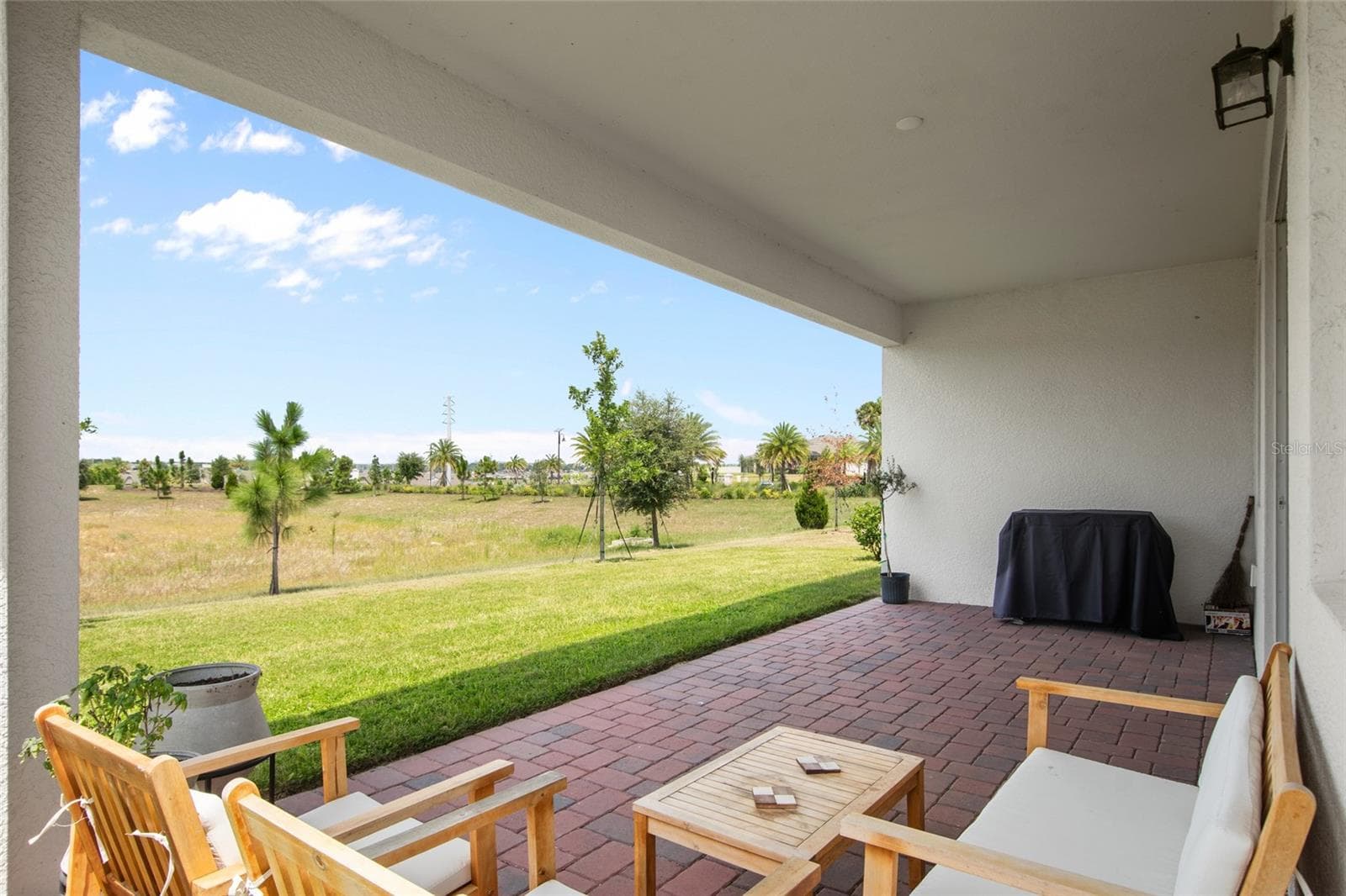 Your own paradise out the rear your view is unobstructed and the papered patio is upgraded and warm. Room for a grill, seating and a fire pit if you choose. - 2685 SWEET ACACIA DR, CLERMONT