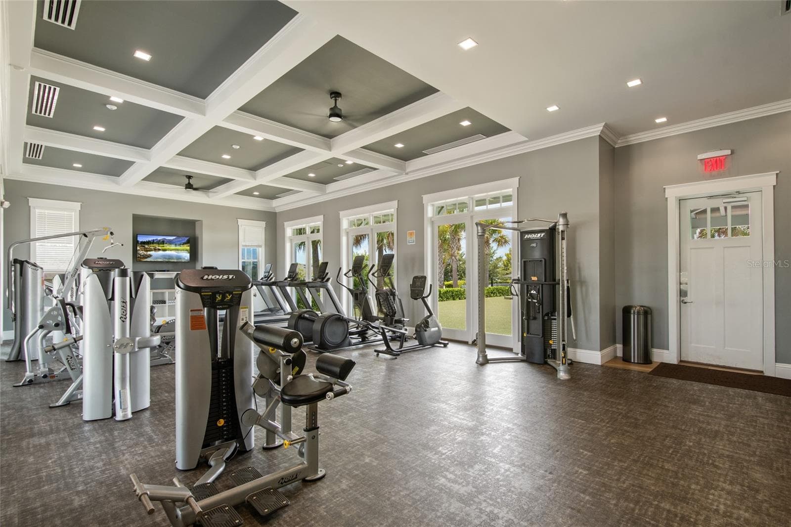 Fitness center is part of the clubhouse area for owners to enjoy and stay healthy. - 2685 SWEET ACACIA DR, CLERMONT