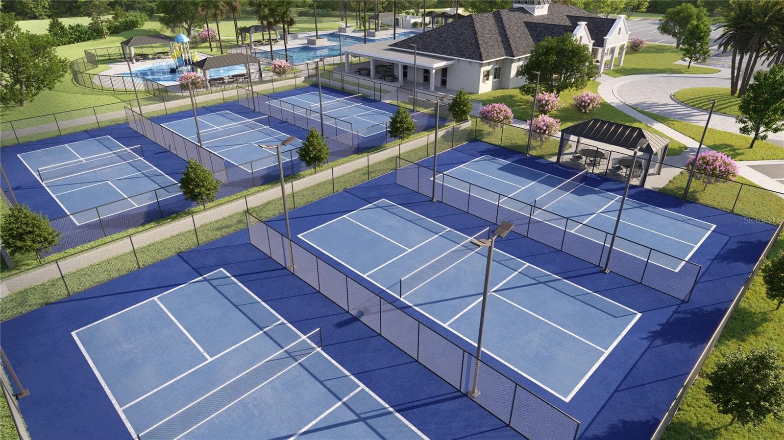 Pickleball Courts Rendering - 4404 SW 82ND LOOP, OCALA