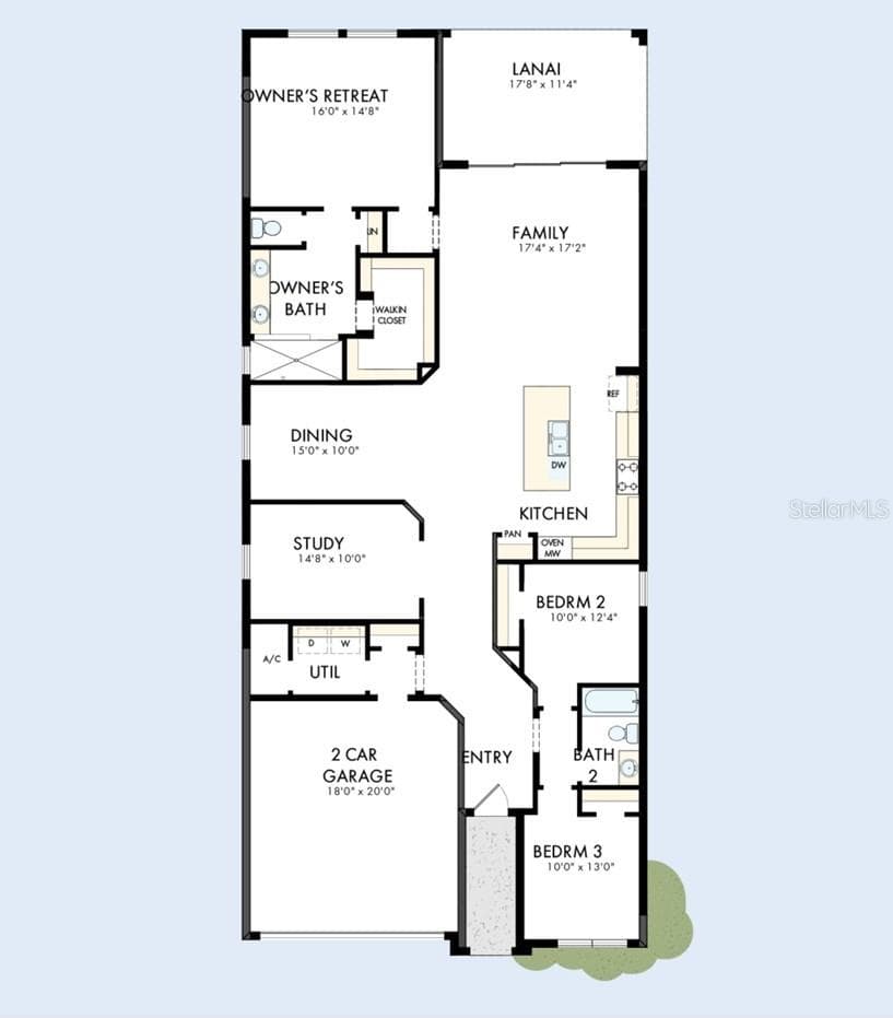 Floor Plan - 11812 FULL MOON LOOP, PARRISH
