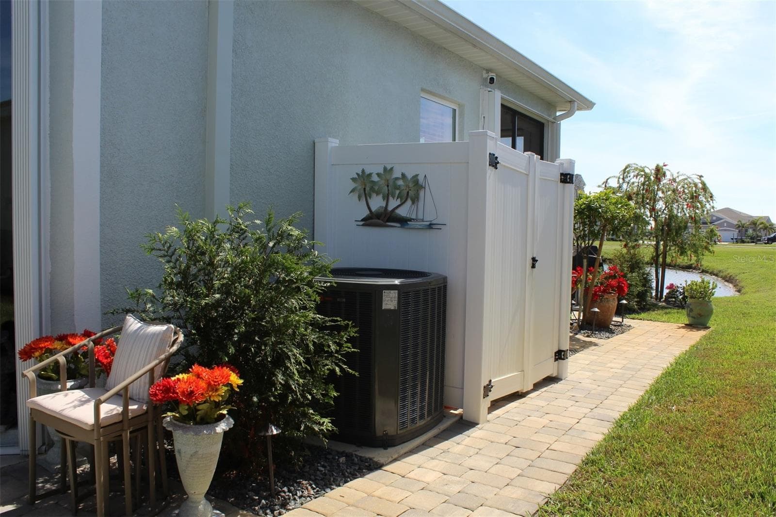 Walking up to the front door - 24313 WESTGATE BLVD, PORT CHARLOTTE