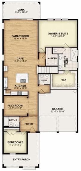 First floor - 17428 HONEYBELL TANGELO CT, WINTER GARDEN