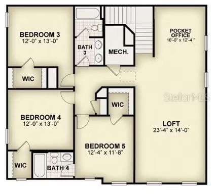 Second floor - 17428 HONEYBELL TANGELO CT, WINTER GARDEN